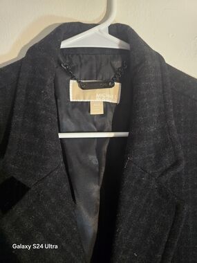 MICHAEL Michael Kors Men's Black Pea Coat